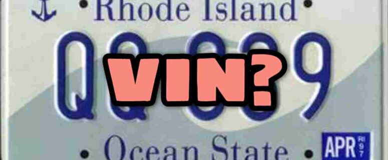How to find a license plate number from a VIN