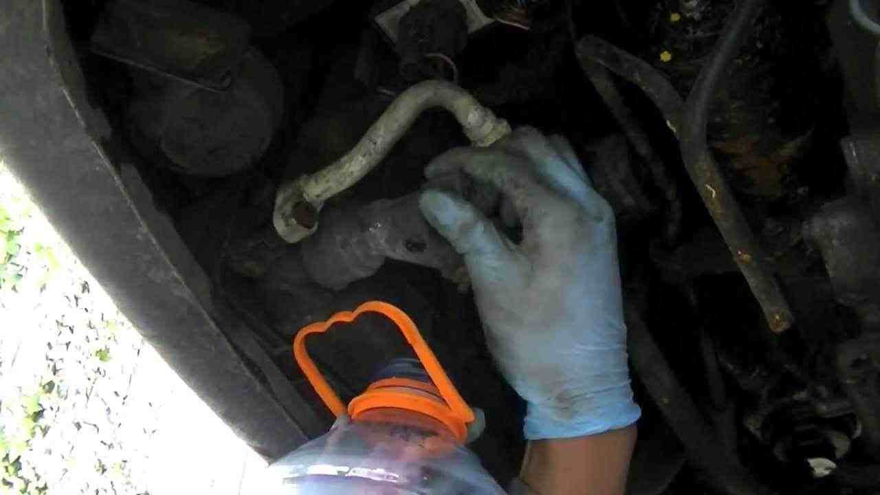 how to drain coolant from engine block